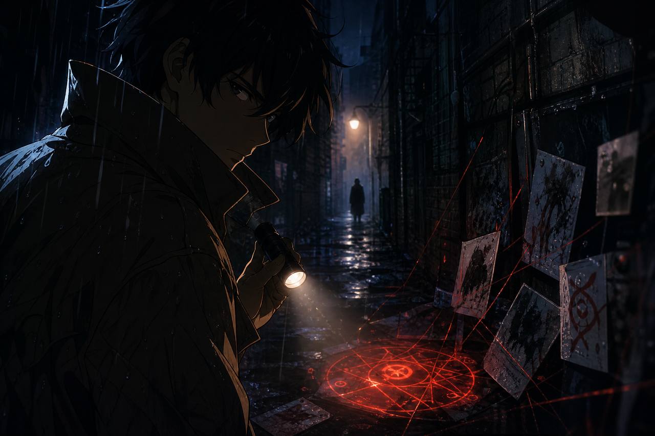 福利姬-悬疑推理动漫《暗夜侦探》动漫教程演示完结