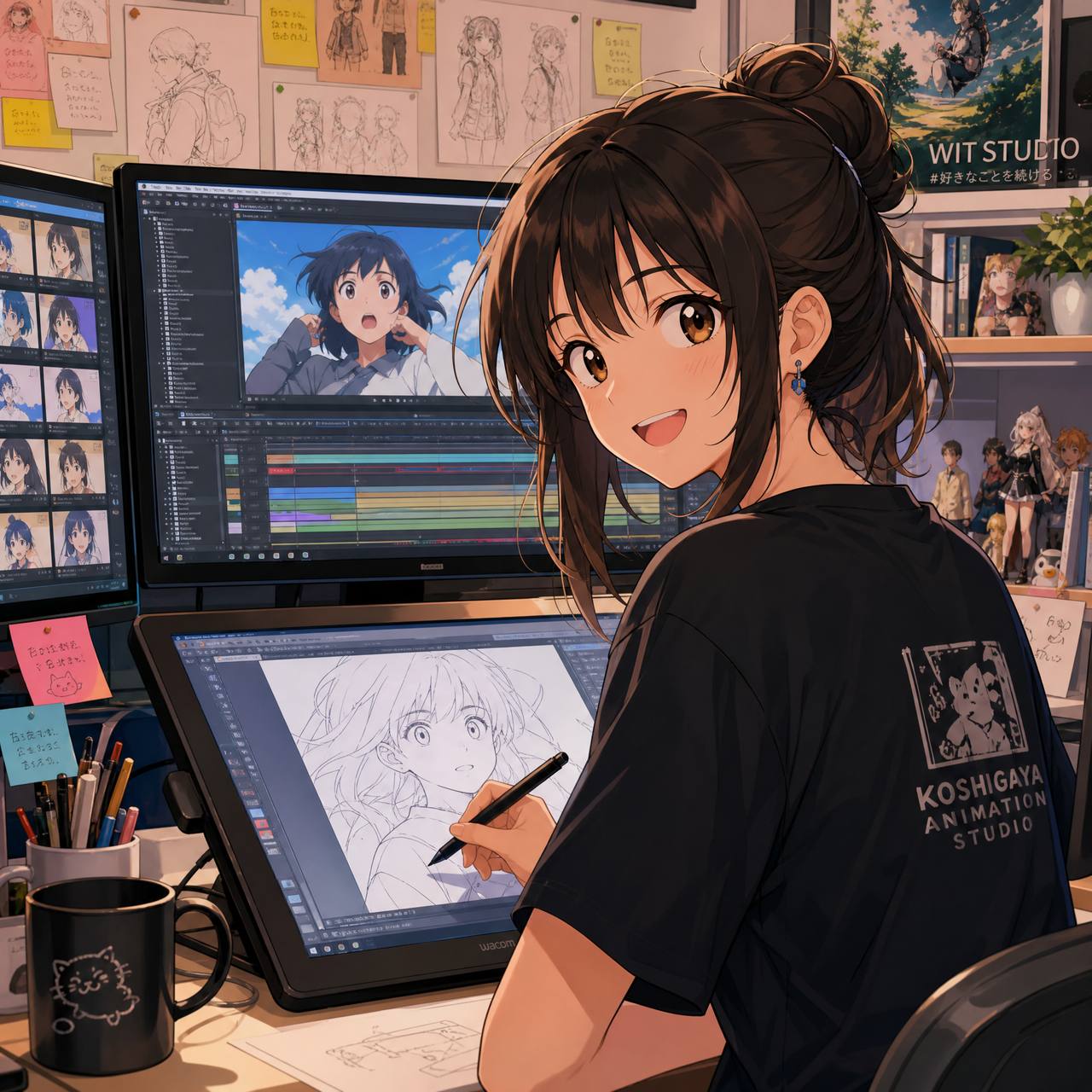 福利姬动漫剪辑师AI创作专家陈晓雨